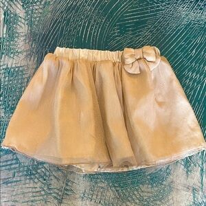 Disney Cream Satin Skirt